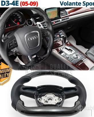 VOLANTE Sportivo Per Audi A8 D3-4E Base Piatta
