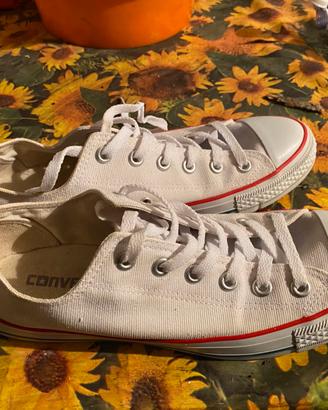 Converse Chuck Taylor All Star - Bianche Basse