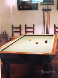 Biliardo francese dell’800 in rovere da carambola