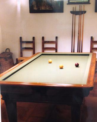 Biliardo francese dell’800 in rovere da carambola