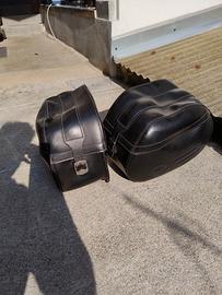 Yamaha XVS 1100 v-star borse cuoio