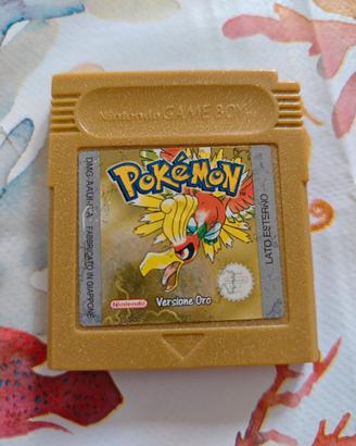 Pokémon oro cartuccia GBC Gameboy color