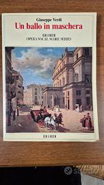Spartito Un Ballo in Maschera -canto e pianoforte