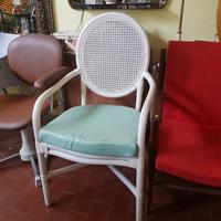 poltrona bambu  vintage 