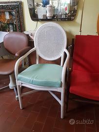 poltrona bambu  vintage 