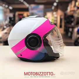 Casco jet i40 unova pink
