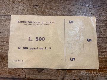 Buste originali Banca Popolare di Milano