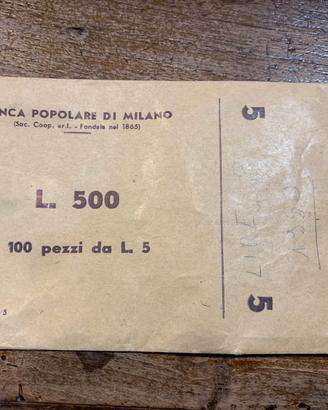 Buste originali Banca Popolare di Milano