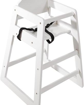 Seggiolone Bolero DL833 in legno bianco - NUOVO