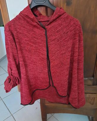 cardigan rosso