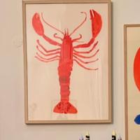 Stampa Poster Aragosta da cucina quadro salotto