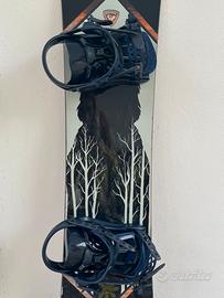 Snowboard donna 145cm Rossignol con attacci