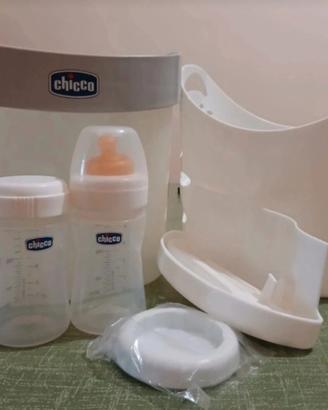 sterilizzatore a freddo Chicco + Kit 2 biberon 