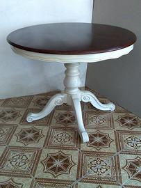 Tavolo rotondo gambe shabby