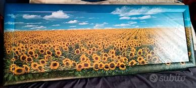 quadro con girasoli