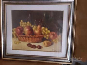 Quadro F Anastasi Natura Morta Palermo Napoli 1900