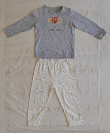 Pigiama lungo in cotone leggero per bambino/a 
