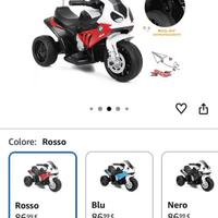 moto elettrica bambino