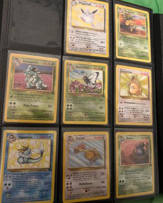 Carte pokemon fossil/jungle/team rocket-leggi desc