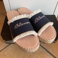 Nuove ciabatte espadrilles Blauer nr 40
