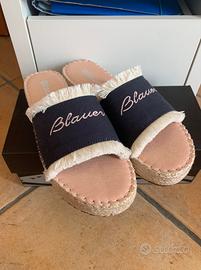 Nuove ciabatte espadrilles Blauer nr 40