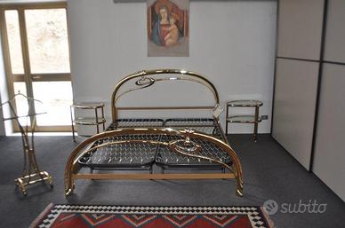 Letto ottone argento SLAM