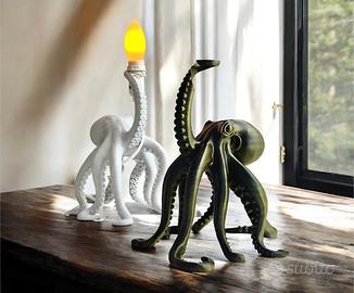 Decorazione arte statua lampada polpo casa 