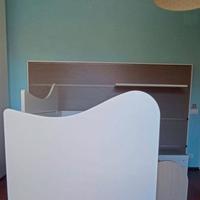 Cameretta composizione due letti scorrevoli con