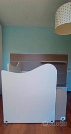 Cameretta composizione due letti scorrevoli con