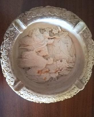 posacenere soprammobile in pietra lavorata