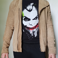 Giacca giubbino giubbotto pelle Bully M 48