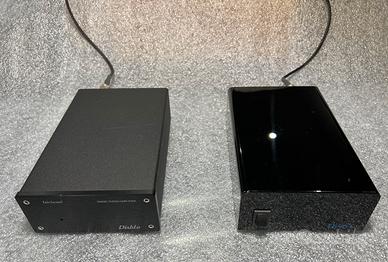 Pre phono Trichord Diablo con alimentatore Dino+