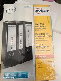 Avery etichette per raccoglitori 