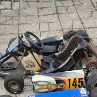 1 Go kart 100cc presa Diretta + Vari Pezzi Ricambi