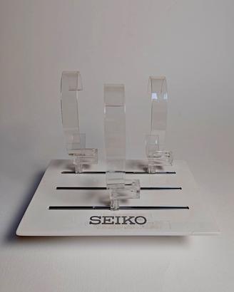 Espositore orologi Seiko vintage da banco vetrina