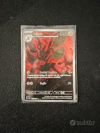 Carta pokemon scizor illustrazione rara
