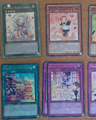 lotto carte deck magidolce yugioh
