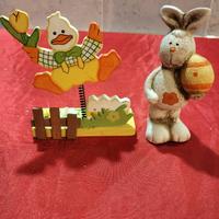 decorazioni pasquali pulcino e coniglietto 
