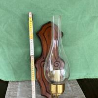 Applique vintage legno vetro