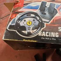 Play station Racing Ferrari volante con comandi 