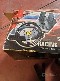 Play station Racing Ferrari volante con comandi 