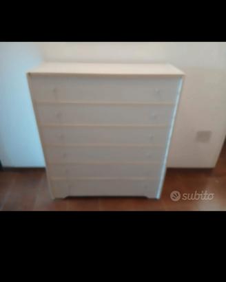 credenza con letto pueghevole