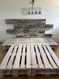 Struttura letto in bancali EPAL