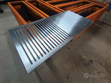 Piastra  2 funzione per barbecue