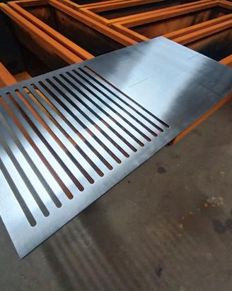 Piastra  2 funzione per barbecue
