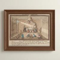 Stampa d'epoca 1934 su cartoncino