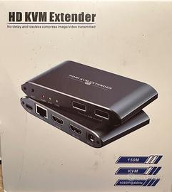 PWAY KVM Extender per trasmissione video HDMI USB