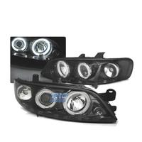 FARI OCCHI ANGEL CCFL OPEL VECTRA B 99-02 NERI