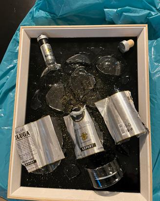 Quadro Arte Moderna - Bottiglia Vodka Beluga