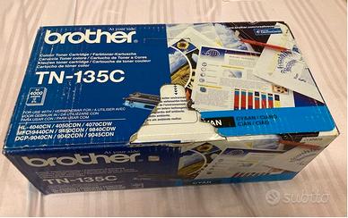 NUOVO CARTUCCIA TONER ORIGIN BROTHER TN-135C CIANO